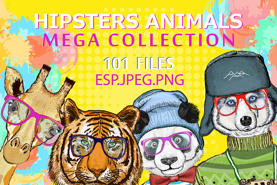 Hipsters animals