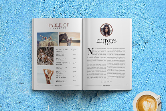 Luxury Lifestyle Magazine in Magazine Templates - product preview 3