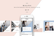 MALINA Social Media Pack & 20Pattern