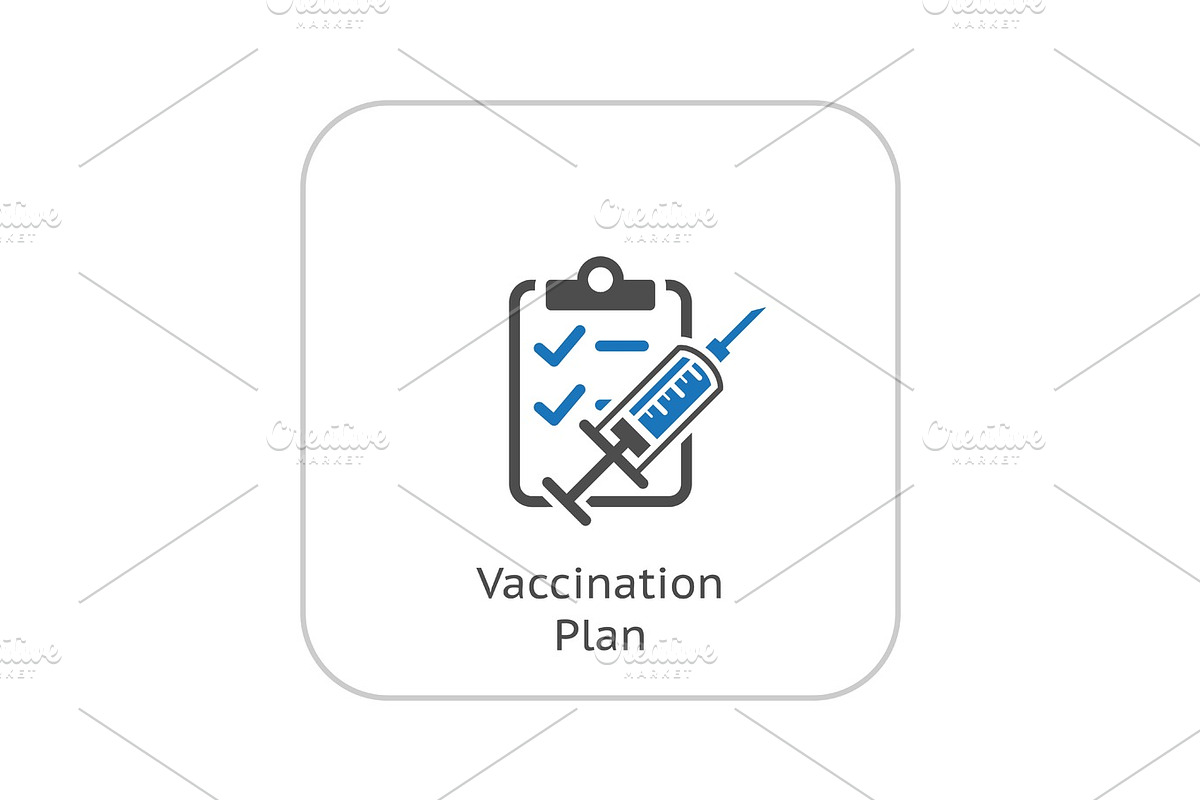 Vaccination and Medical Services Icon. Flat Design. in Objects - product preview 8