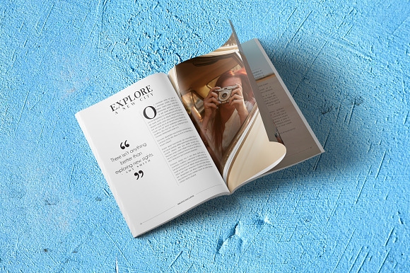 Luxury Lifestyle Magazine in Magazine Templates - product preview 5