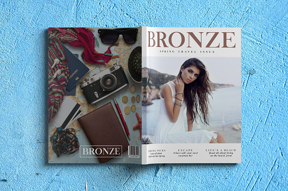 Luxury Lifestyle Magazine in Magazine Templates - product preview 6