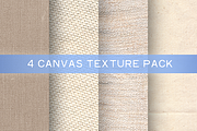 4 Canvas Texture Pack