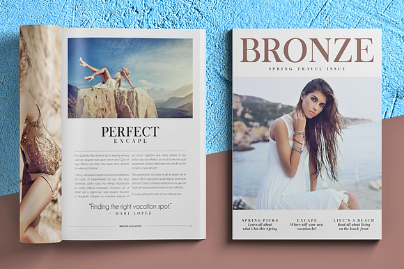 Luxury Lifestyle Magazine in Magazine Templates - product preview 7