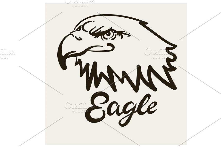 Eagle logo in Illustrations - product preview 8