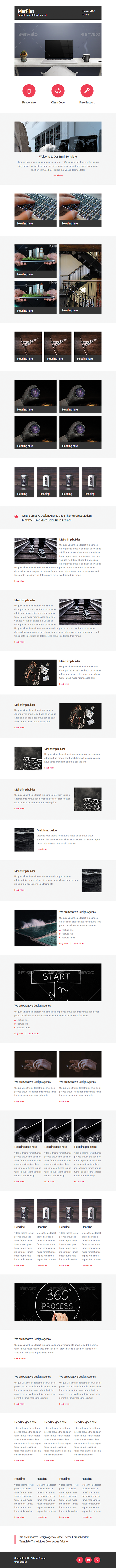 Bundle1 - Include 8 Responsive email in Mailchimp Templates - product preview 8