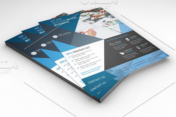 Corporate Flyer Template-V511 in Flyer Templates - product preview 2