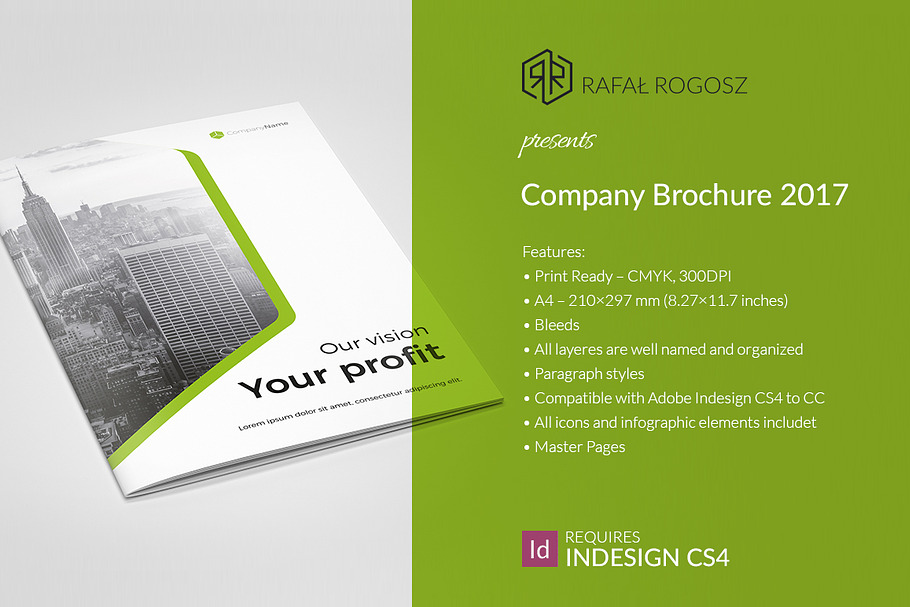 Company Brochure 2017 in Brochure Templates - product preview 8