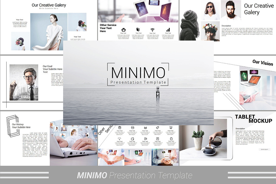MINIMO Powerpoint Template in PowerPoint Templates - product preview 8