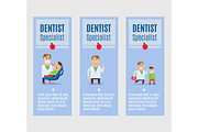 Dentist specialist flyers design