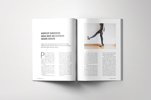 A5 Magazine Template in Magazine Templates - product preview 6