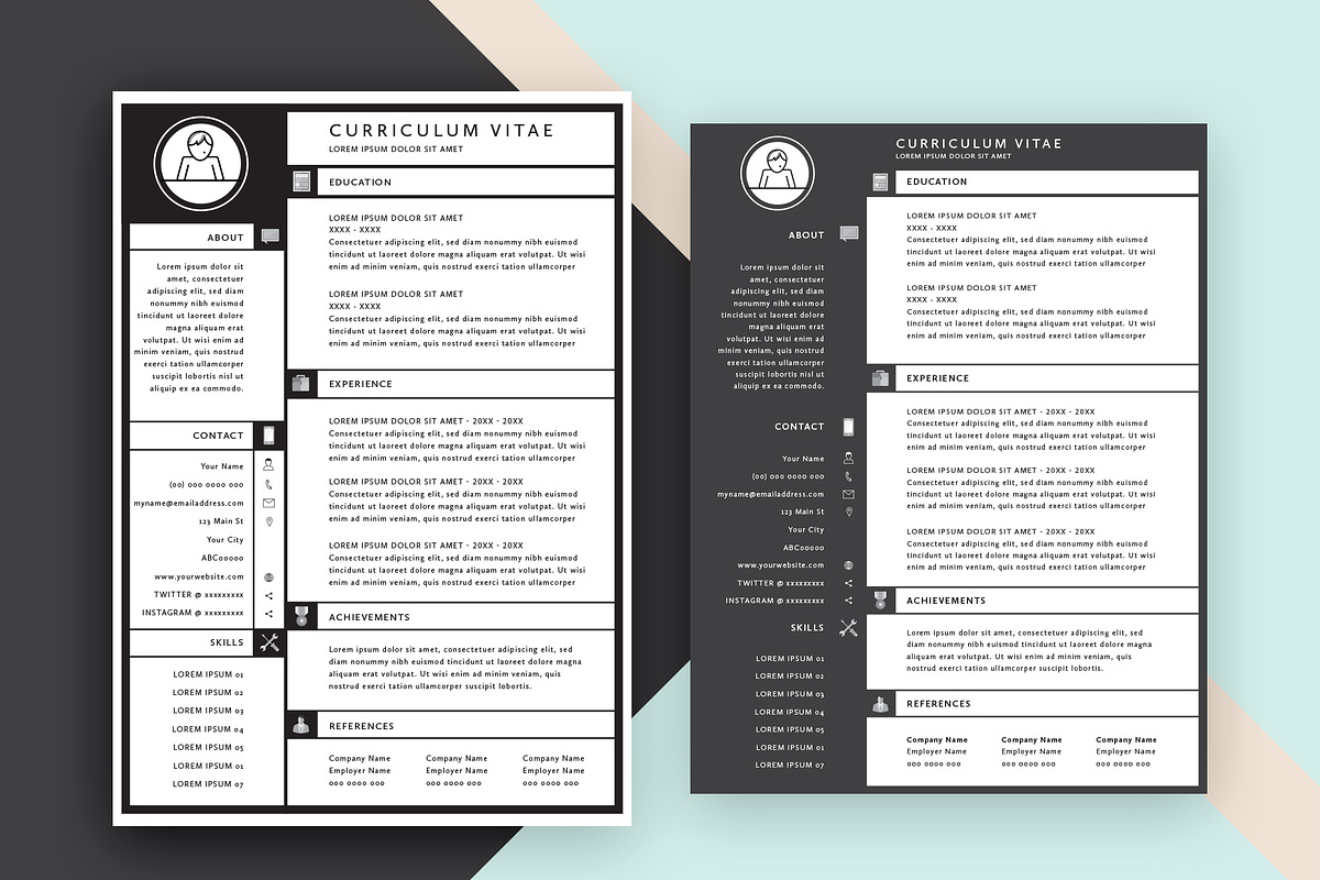 CV in Presentation Templates - product preview 8