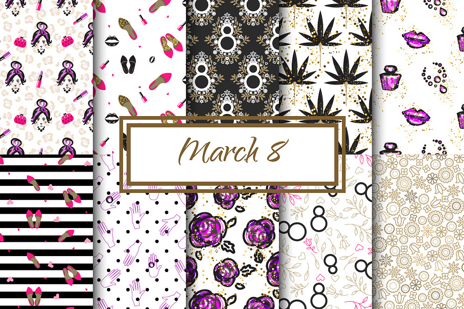 March 8 Feminine patterns in Patterns - product preview 8