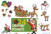 Set of Christmas illustrations