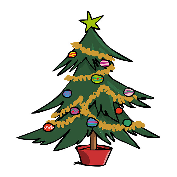 Set of Christmas illustrations in Illustrations - product preview 2