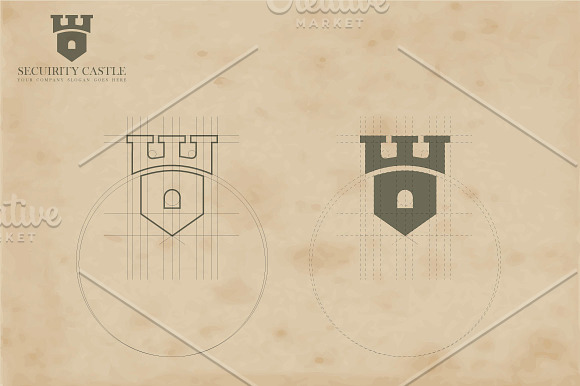 Security Castle Logo Template in Logo Templates - product preview 4