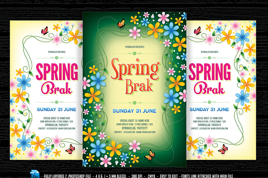 Spring Break /  Time Flyer