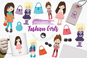 Fashion girls illustration pack