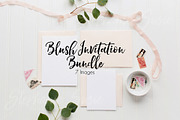 Blush Invitation Lay Flat Bundle