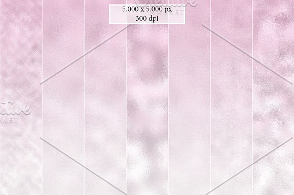 Pink/White Pearl Ombré Foil Textures in Textures - product preview 1