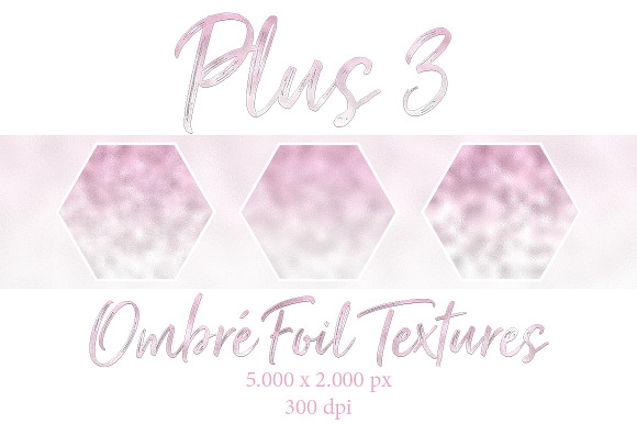 Pink/White Pearl Ombré Foil Textures in Textures - product preview 2
