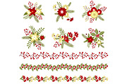 Christmas Bouquets & Borders