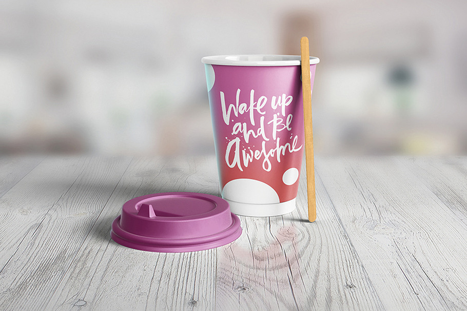 Paper Cup Mockup in Product Mockups - product preview 8