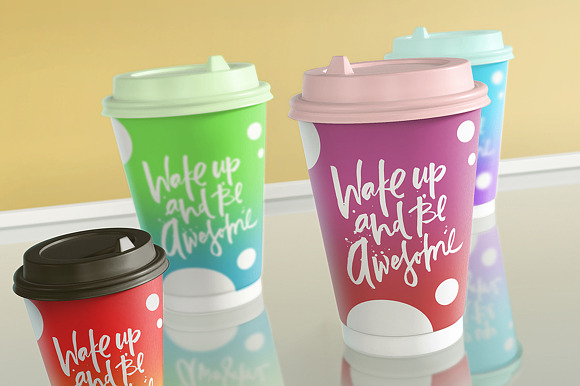 Paper Cup Mockup in Product Mockups - product preview 2