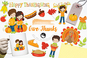 Thanksgiving illustration pack