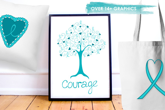 Cancer courage illustration pack in Illustrations - product preview 4
