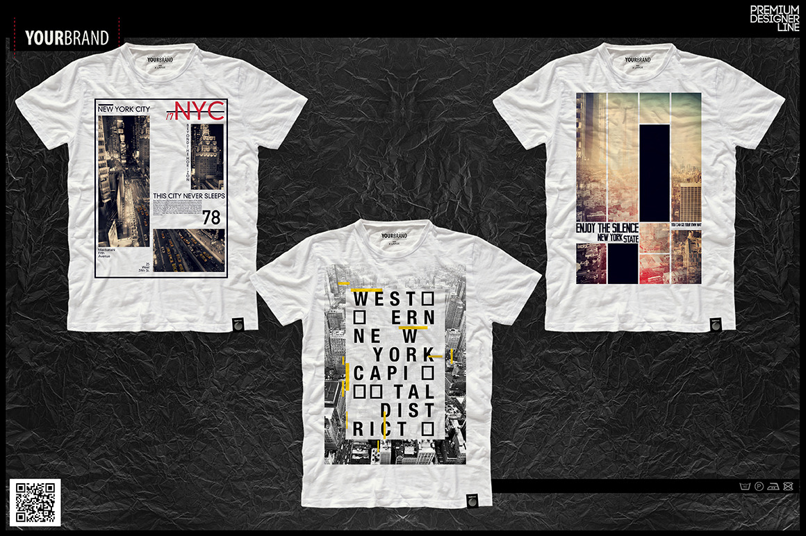 New York City / T-Shirt Print | Custom-Designed Graphics ~ Creative Market