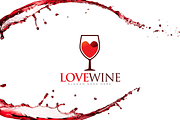 Love Wine - Wine Logo