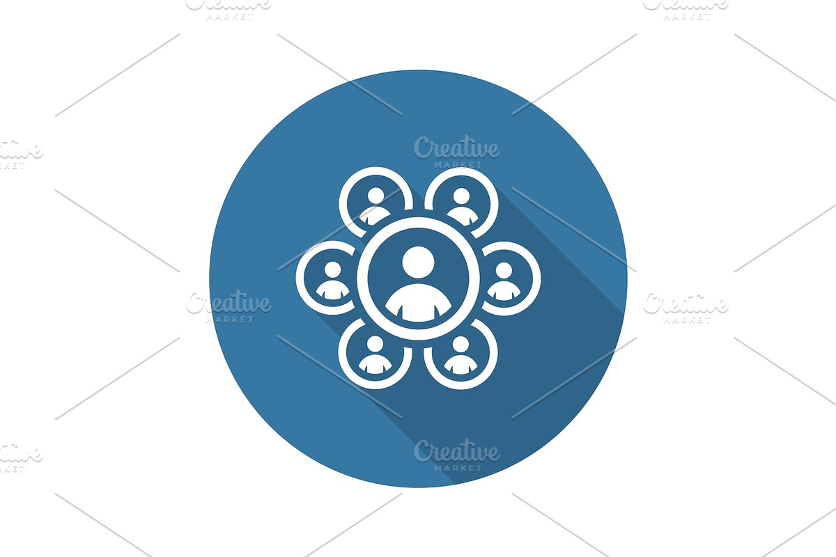 Teamwork Icon. Business Concept. Flat Design. in Objects - product preview 8