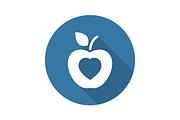 Healthy Eating Icon. Flat Design.