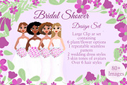 Bridal Shower Avatar Design Set