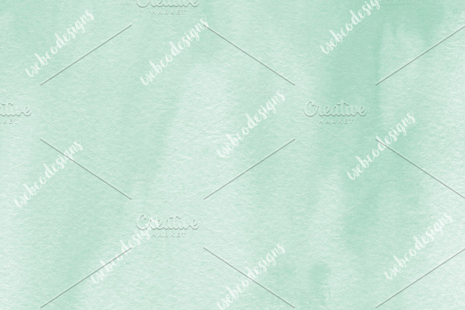 10 Mint Watercolor Backgrounds in Textures - product preview 8