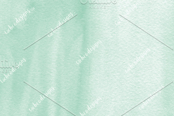 10 Mint Watercolor Backgrounds in Textures - product preview 1