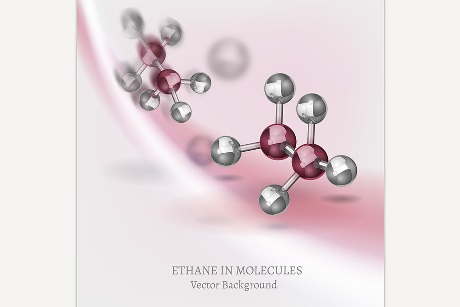 Ethane Molecules Background