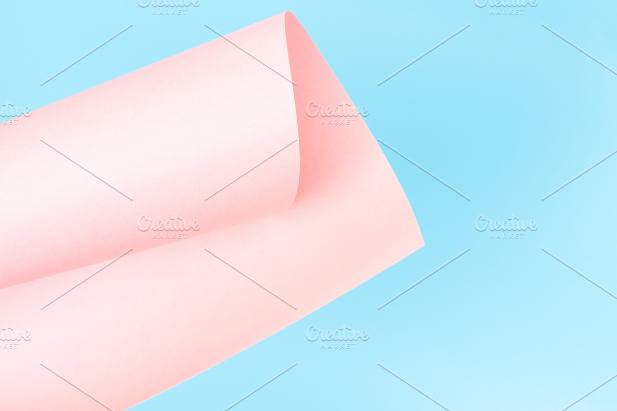 Pink and blue paper texture. in Textures - product preview 8