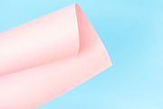 Pink and blue paper texture.