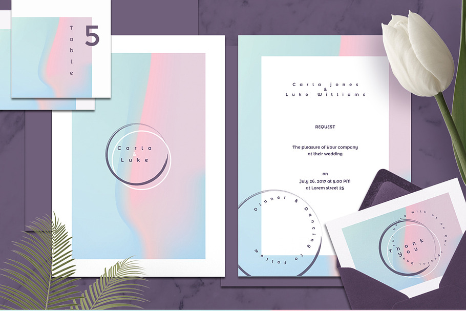 Modern minimal wedding collection in Wedding Templates - product preview 8