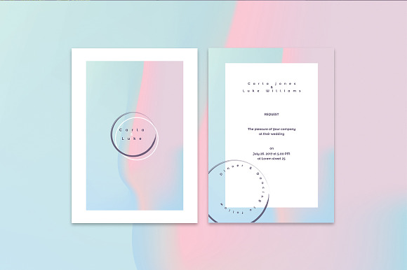 Modern minimal wedding collection in Wedding Templates - product preview 1