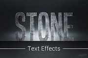Stone Text Effects Mockup