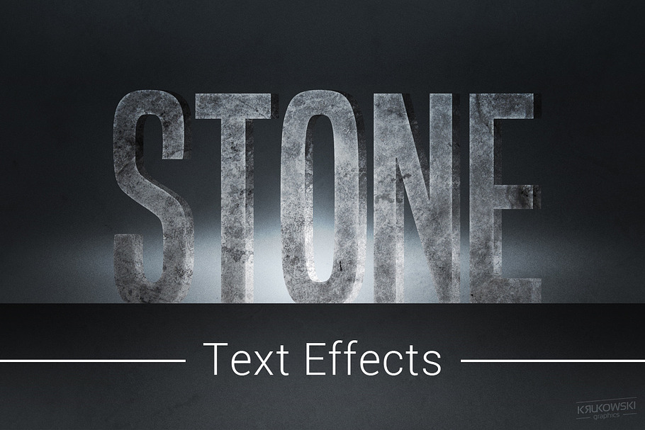 Stone Text Effects Mockup in Photoshop Layer Styles - product preview 8