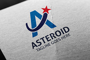Asteroid (A Letter) Logo
