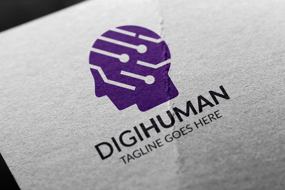 DigiHuman Logo in Logo Templates - product preview 8
