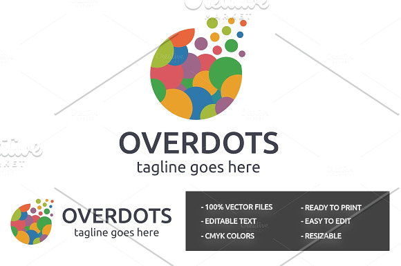 Overdots Logo in Logo Templates - product preview 4
