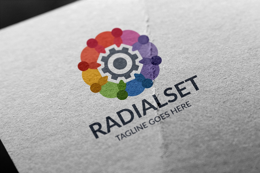 Radialset Logo in Logo Templates - product preview 8