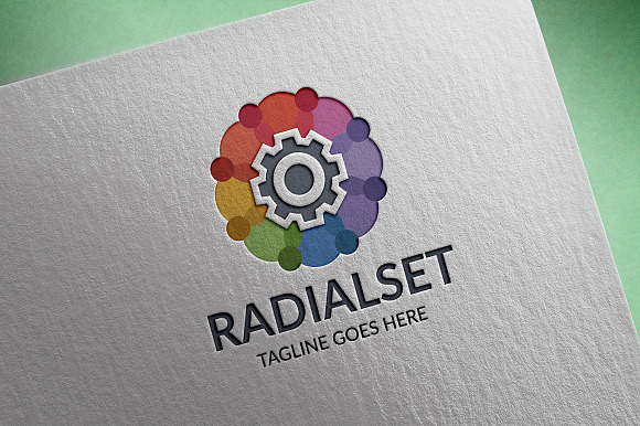 Radialset Logo in Logo Templates - product preview 2