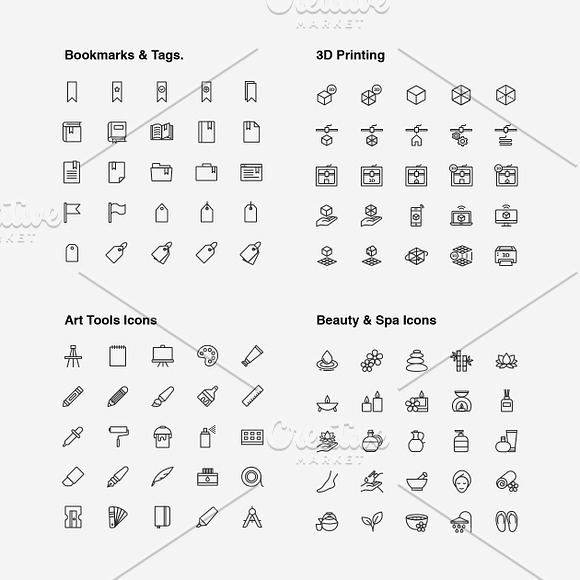 Ultimate Line Icons Pack in Icons Packs - product preview 1
